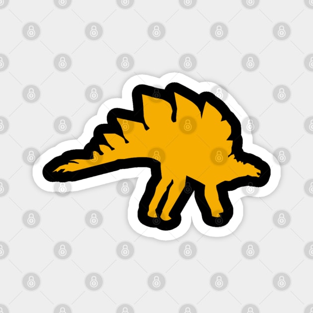 Terra Fossil Vintage Stegosaurus Magnet by Terra Fossil Merch