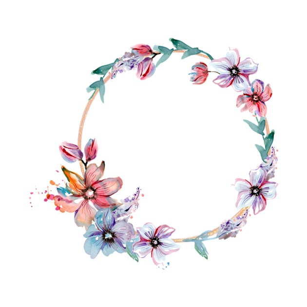 Spring Floral Wreath by DulceDulce