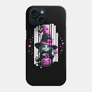 Cute & Creepy Witch! Phone Case