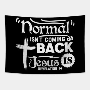 Normal Isn't coming back, Jesus Is, Jesus Christ, Faith Tapestry