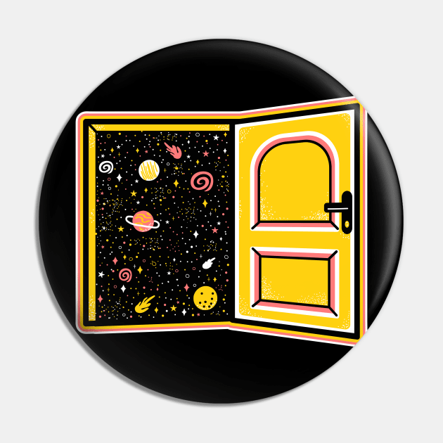 Cosmic Door Man - Door to another dimension Pin by Weird Banana