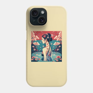 Kimono ukiyo e Phone Case