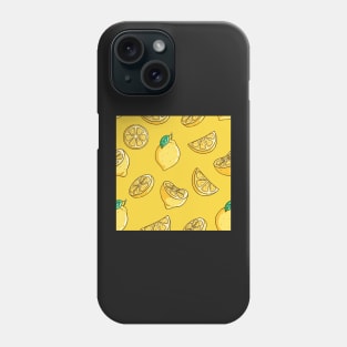 Lemon Fruit Yellow Pattern Phone Case