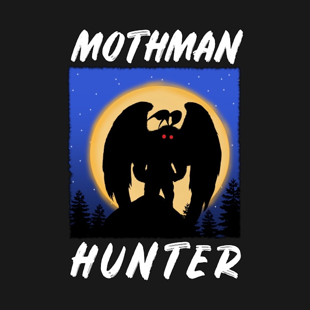 Mothman Hunter - Halloween Cryptid by urban-wild-prints