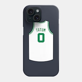 Jayson Tatum Boston Jersey Qiangy Phone Case