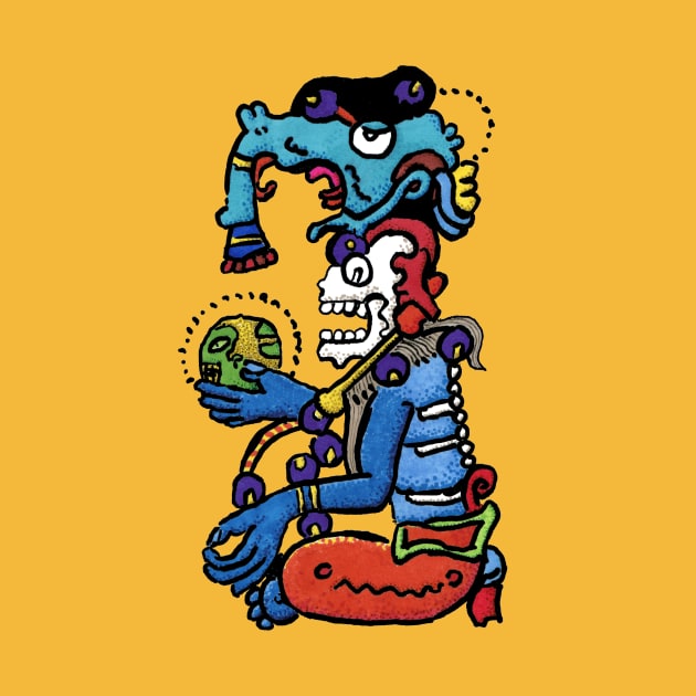 Mayan Death God by MattLarson