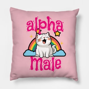 Alpha Male Gym Beast Cute Shirt for Bodybuilder or Boss Pillow