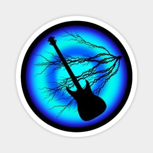 Electric Lightning Guitar Magnet