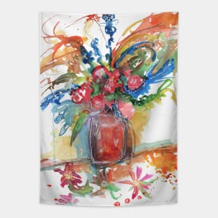 Floral Bouquet Tapestry