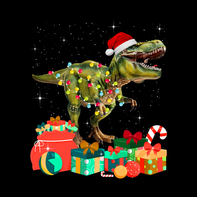 Dinosaur Christmas Hat Lights Family Xmas Gift Love Animals  Dinosaur