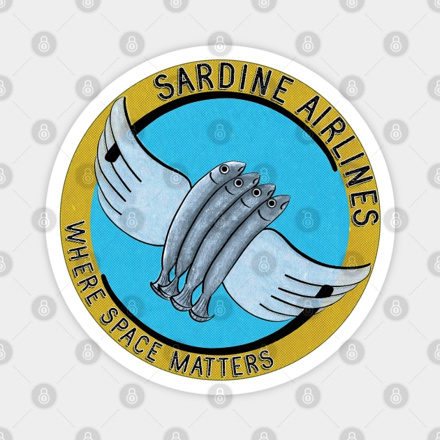 Sardine Airlines Magnet by ArtsofAll
