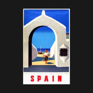 Vintage Spain Travel Poster T-Shirt