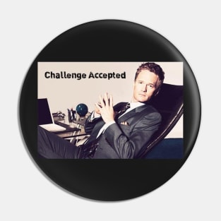 Barney Stinson Challenge Accepted Pin
