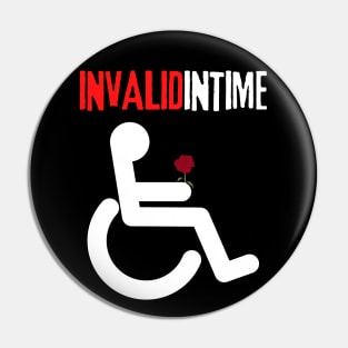 Invalid, Handicap Love, Valentines Wheelchair Pin