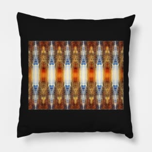 Dragonfly wing pattern gold Pillow