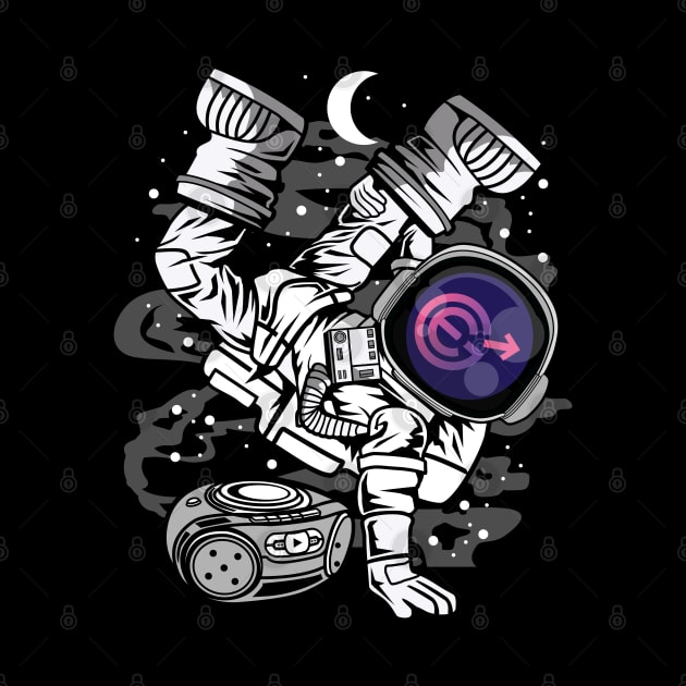 Hiphop Astronaut Evergrow Crypto EGC Coin To The Moon Crypto Token Cryptocurrency Wallet Birthday Gift For Men Women Kids by Thingking About