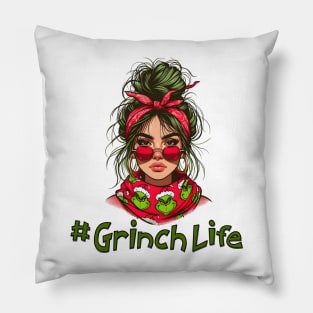 Grinch Life Pillow