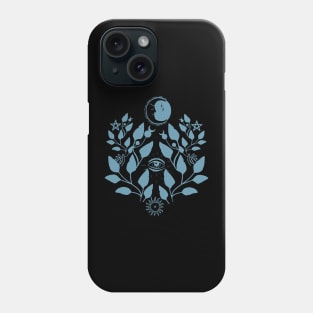 Whimsy Gothic - Wicca Pentagram -Blue Phone Case