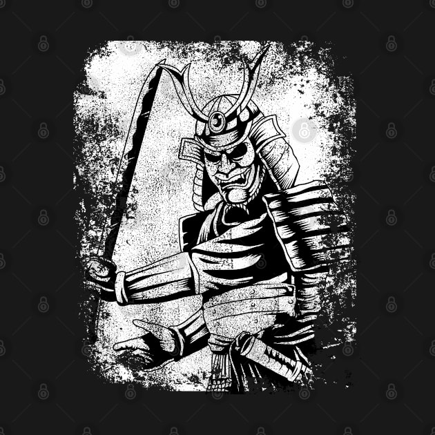 Bushido Samurai Vintage Samurai Gifts Men Warrior by PomegranatePower