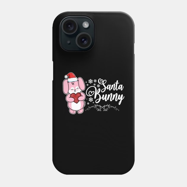 Santa Bunny Phone Case by the-krisney-way