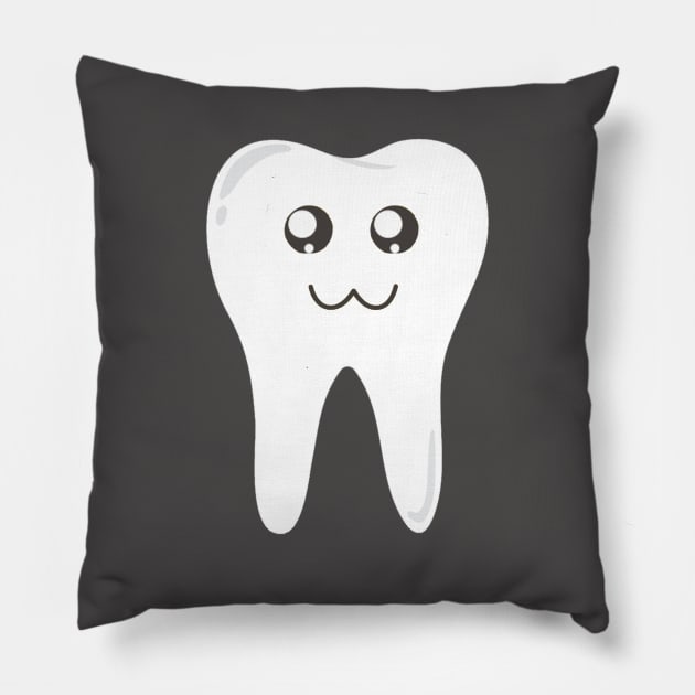 Cute teeth Pillow by GPY_Industries