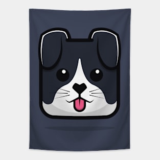 Cube Dog Tapestry