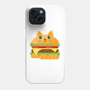 Cat burger. Phone Case