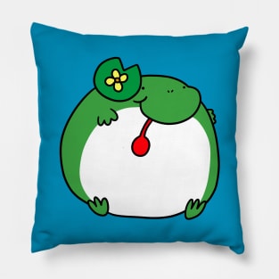 Fat Lilypad Frog Pillow