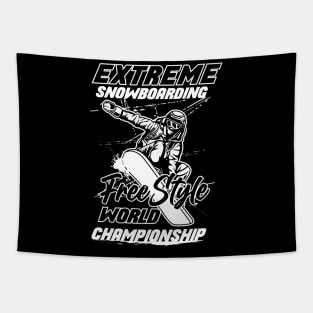 EXTREME SNOWBOARDING CHAMPIONSHIP Tapestry