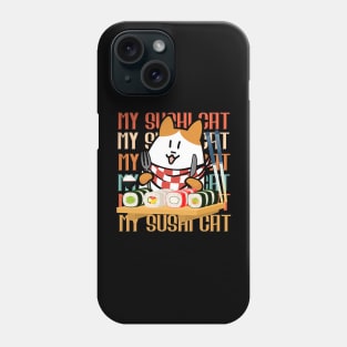 My Sushi Cat Kawaii Art Phone Case