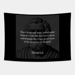 Seneca's Paradox: Misfortune as a Crucible for Self-Discovery Tapestry