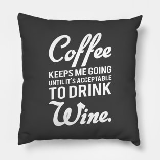 Coffee And Wine Pillow