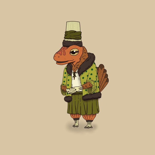 Chicken Newt Merchant by Gordon Motsinger