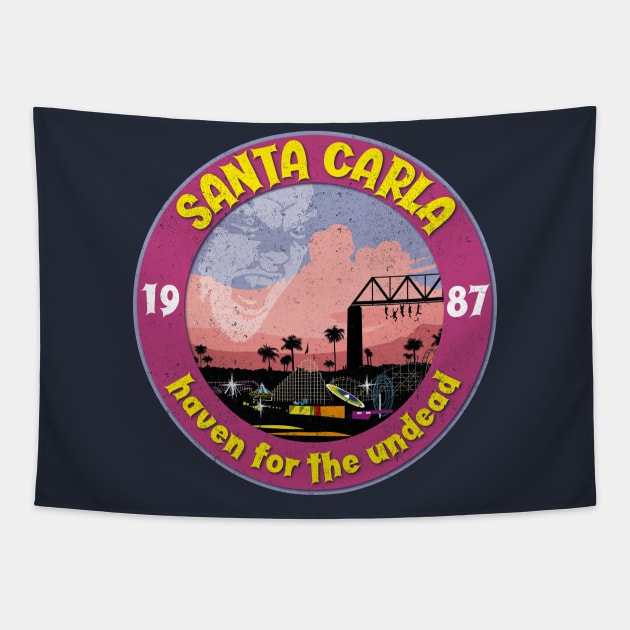 Santa Carla Haven for the Undead Tapestry by BOEC Gear