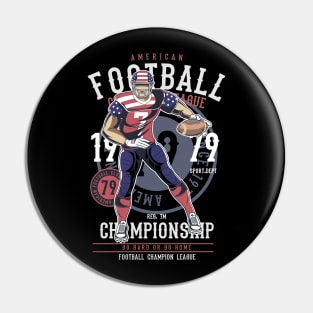 American Football Player Pin