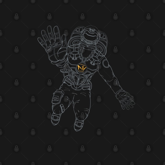 MHI Gray Outline Spaceman by mylehighinternational