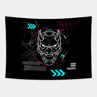 Mecha oni Tapestry