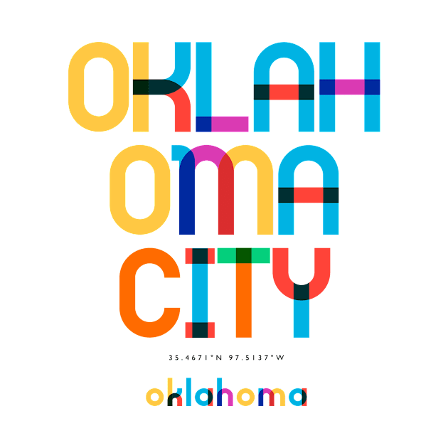 Oklahoma City Oklahoma Mid Century, Pop Art, by Hashtagified