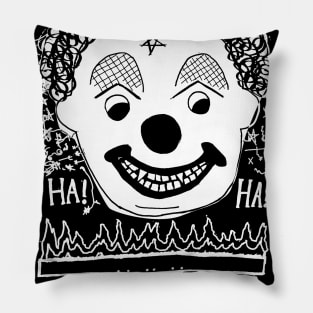 Creepy Clown Pillow