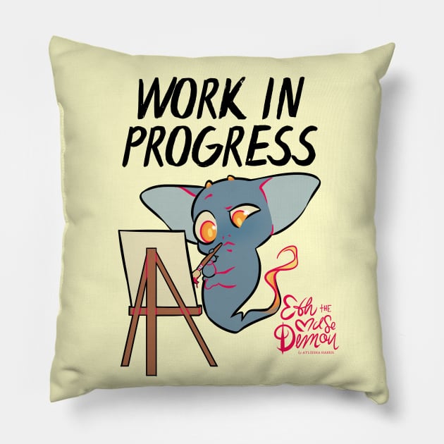 Work in Progress Pillow by AyliHarris