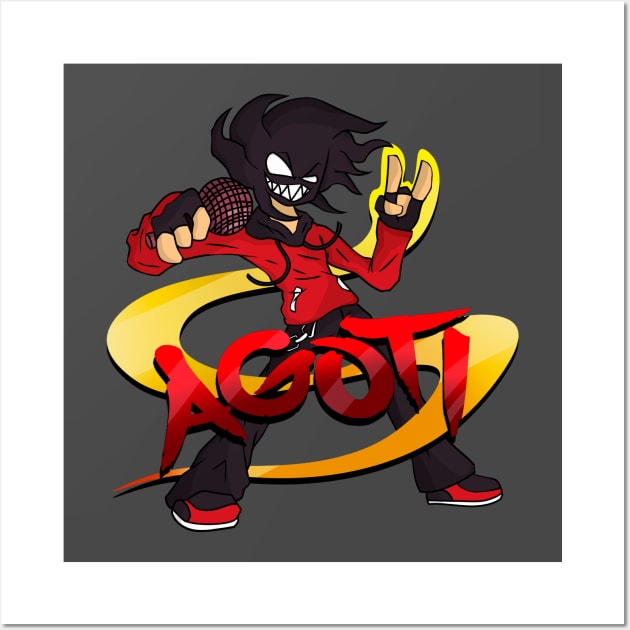 Friday Night Funkin agoti best character fnf' Sticker