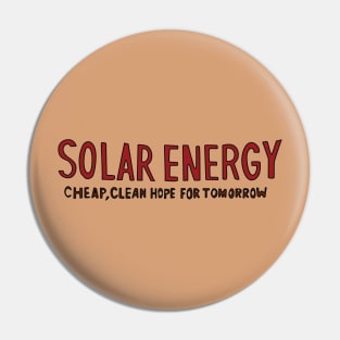 Solar Energy Pin