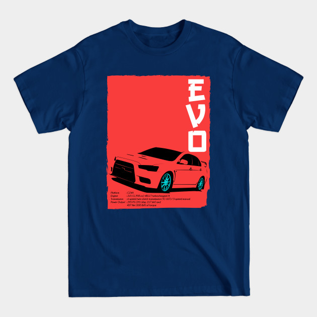 Disover Lancer Evolution X - Lancer Evolution - T-Shirt