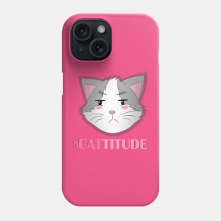 Cattitude face Phone Case