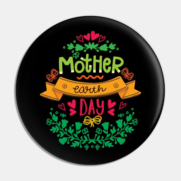 Mother Earth day Pin by MZeeDesigns