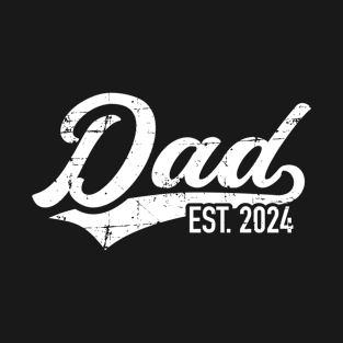 Dad est. 2024  pregnancy announcement T-Shirt