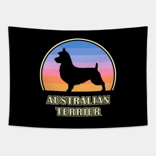 Australian Terrier Vintage Sunset Dog Tapestry