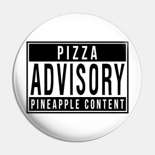 Pizza Advisory! Pin