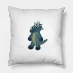 Triceraretops "dragon" looks at you Pillow