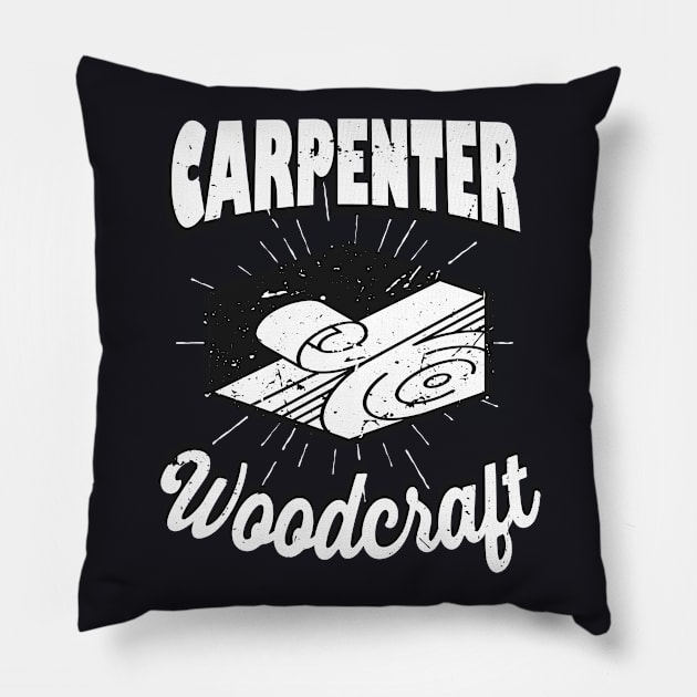 Carpenter Woodcraft Splint Pillow by Foxxy Merch